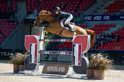 FEI World Jumping Championship - Individual - Second Competition
Keywords: Equine America Papa Roach;Victoria Gulliksen;cp