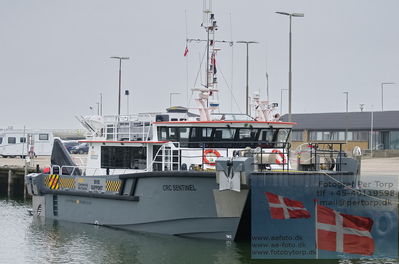 Different photos of wessels and ports
port of hvide sande
Keywords: hvide sande;CRC SENTINEL;High Speed Craft;MMSI 235083968