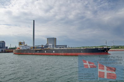Different photos of wessels and ports
Laster Kalundborg, 06/2023, crude oil tanker
Keywords: ship;asahi princess;crude oil tanker;kalundborg